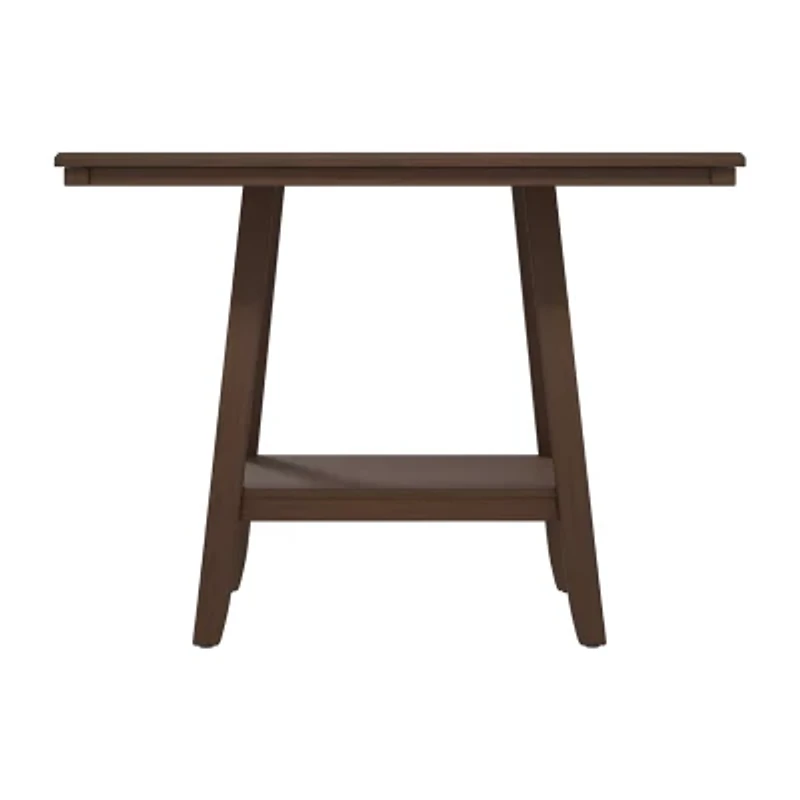 Bilbao Square Wood-Top Dining Table