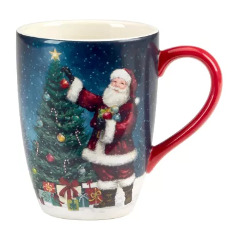 Certified International Santa's Secret 4-pc. Coffee Mug