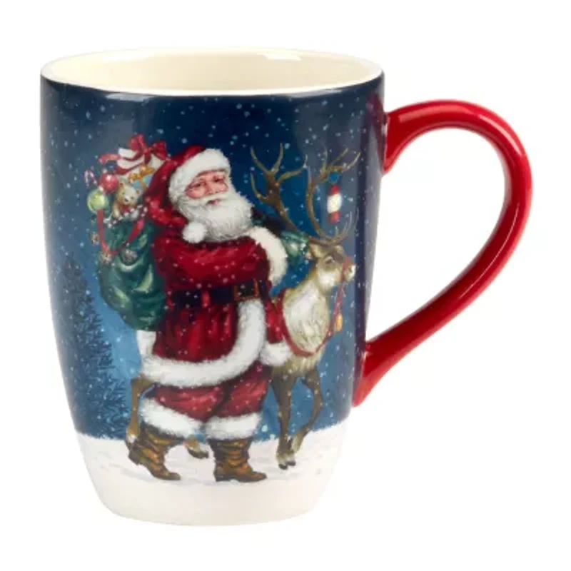 Certified International Santa's Secret 4-pc. Coffee Mug