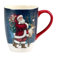 Certified International Santa's Secret 4-pc. Coffee Mug