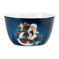 Certified International Santa'S Secret 4-pc. Earthenware Ice Cream Bowl