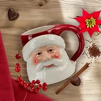 Certified International Santa's Secret 4-pc. Coffee Mug