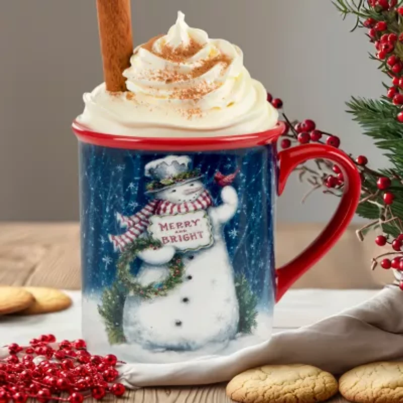 Certified International Snowman Greetings 4-pc. Holiday Coffee Mug