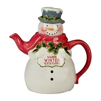 Certified International Snowman Greetings Teapot