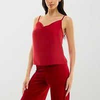 Premier Amour Womens Cowl Neck Sleeveless Camisole