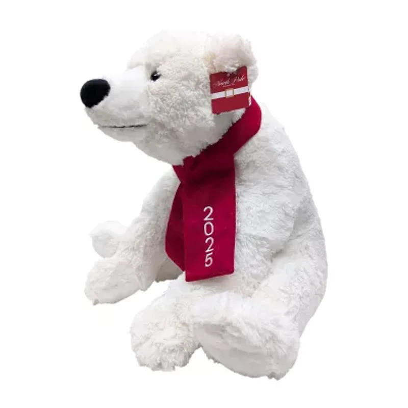 North Pole Trading Co. Holiday Polar Bear Stuffed Animal