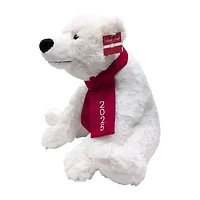 North Pole Trading Co. Holiday Polar Bear Stuffed Animal