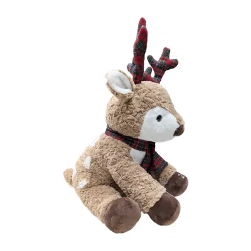 North Pole Trading Co. Holiday Reindeer Stuffed Animal