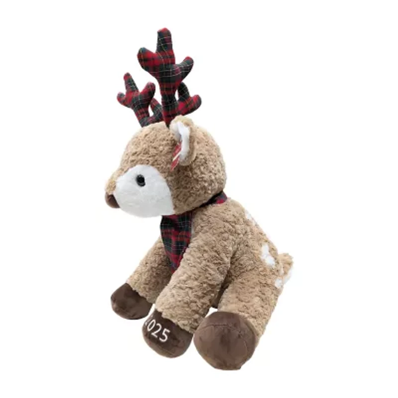 North Pole Trading Co. Holiday Reindeer Stuffed Animal