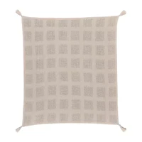 LR Home Brewis Solid Washable Reversible Throw
