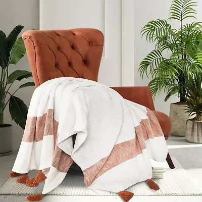 Lr Home Bolly Stripe Washable Throw