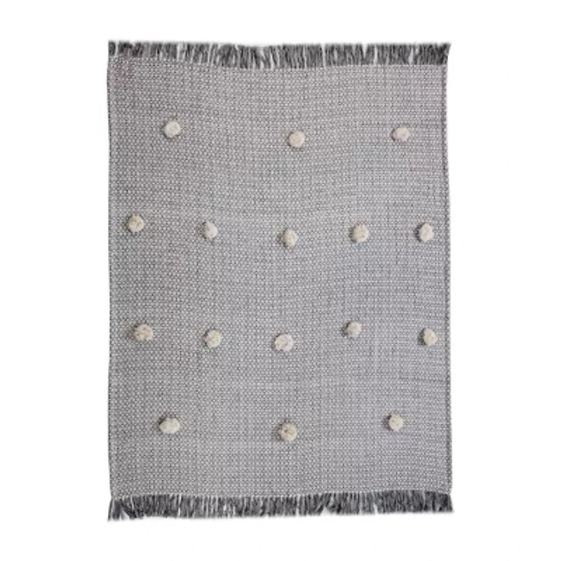 LR Home Danny Diamond Washable Reversible Throw
