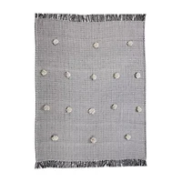 LR Home Danny Diamond Washable Reversible Throw