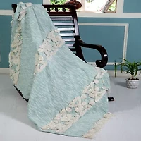 LR Home Mason Bordered Washable Throw