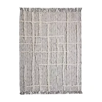 Lr Home Ezra Stripe Washable Throw