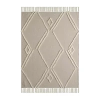 LR Home Aiden Diamond Washable Throw