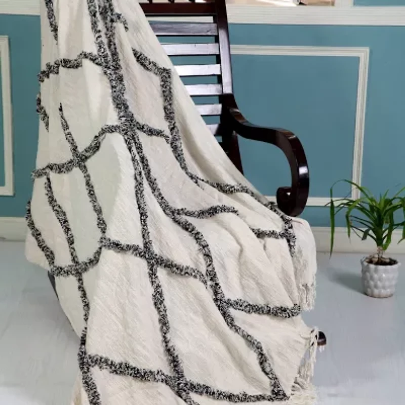 LR Home David Diamond Washable Throw