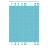 LR Home Grayson Solid Reversible Throw