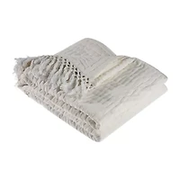 LR Home Lucy Solid Reversible Throw