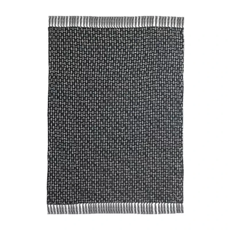 LR Home Rony Geometric Washable Throw