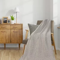 LR Home Ravy Diamond Washable Reversible Throw