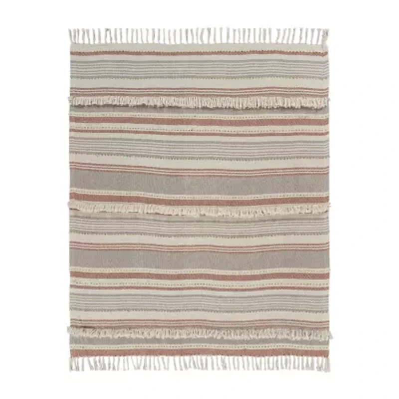 Lr Home Sarra Stripe Washable Throw