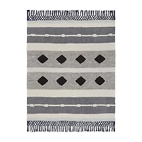 Lr Home Isaiah Diamond Washable Throw