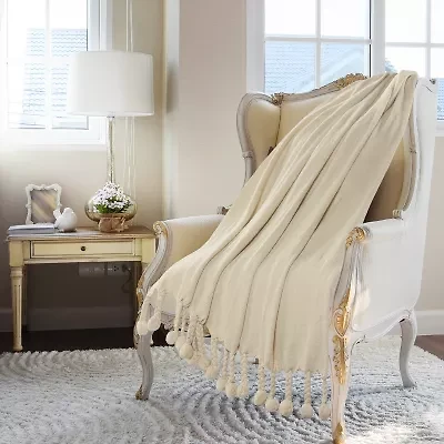 LR Home Andrew Chevron Washable Reversible Throw