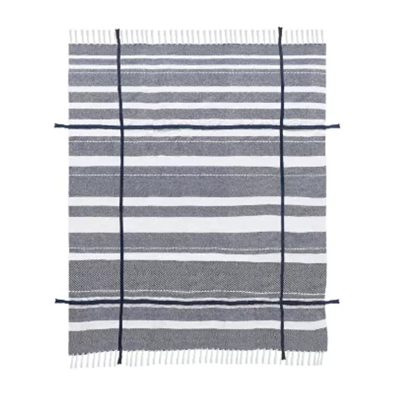 Lr Home Adrian Stripe Washable Throw
