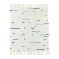 Lr Home Ian Geometric Washable Throw