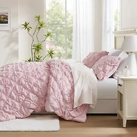 Intelligent Design Graley Puffy Floral Comforter Set Easy Care