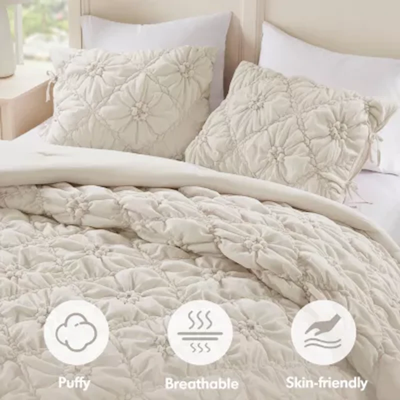 Intelligent Design Graley Puffy Floral Comforter Set