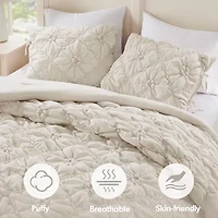 Intelligent Design Graley Puffy Floral Comforter Set