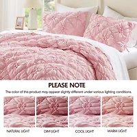 Intelligent Design Graley Puffy Floral Comforter Set Easy Care