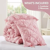 Intelligent Design Graley Puffy Floral Comforter Set Easy Care