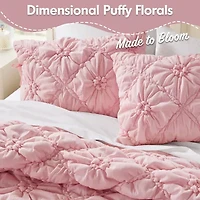 Intelligent Design Graley Puffy Floral Comforter Set Easy Care