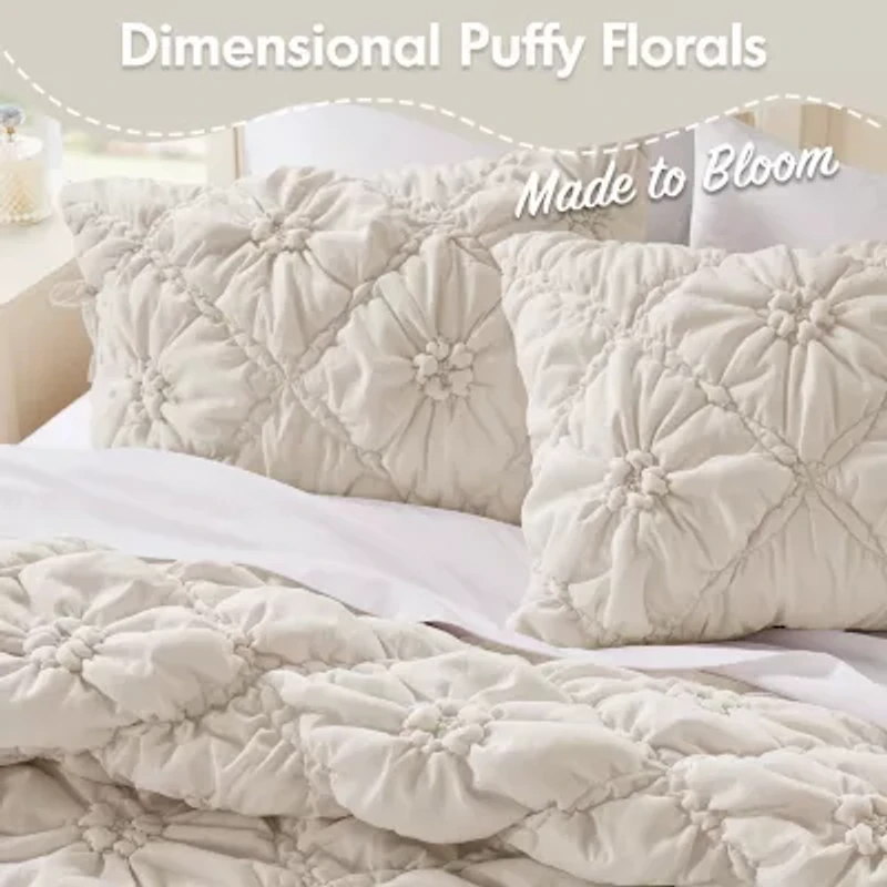 Intelligent Design Graley Puffy Floral Comforter Set