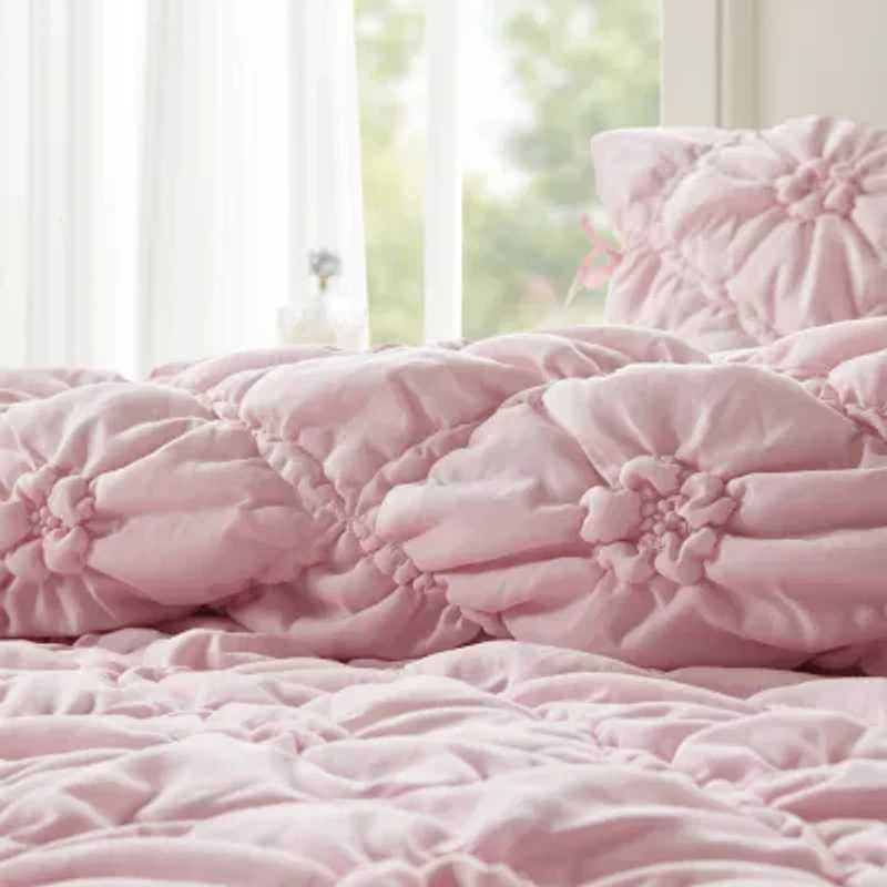 Intelligent Design Graley Puffy Floral Comforter Set Easy Care