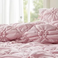 Intelligent Design Graley Puffy Floral Comforter Set Easy Care
