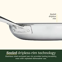 Cuisinart FusionElite Tri-Ply Stainless Steel 8" Skillet