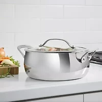 Cuisinart PureClad Tri-Ply Stainless Steel 4.5-qt. Dutch Oven