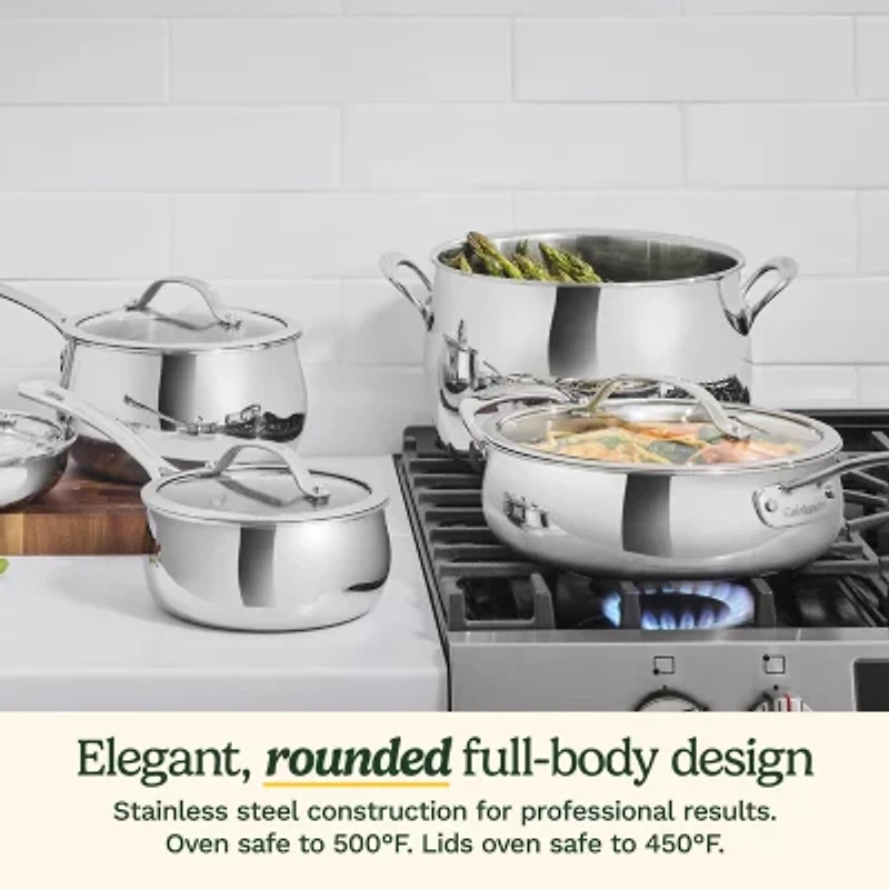 Cuisinart PureClad Tri-Ply Stainless Steel 12-pc. Cookware Set