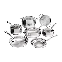 Cuisinart PureClad Tri-Ply Stainless Steel 12-pc. Cookware Set