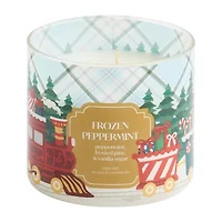 Distant Lands Frozen Peppermint 3-Wick Scented Jar Candle