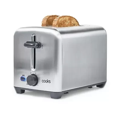 Cooks 2-Slice Stainless Steel Toaster