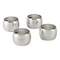 Homewear Hammered 4-pc. Napkin Rings