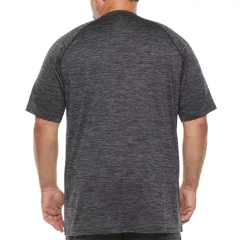 Xersion EverAir Mens Crew Neck Short Sleeve Quick Dry Active Big and Tall T-Shirt
