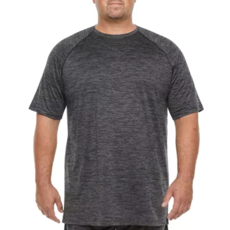 Xersion EverAir Mens Crew Neck Short Sleeve Quick Dry Active Big and Tall T-Shirt
