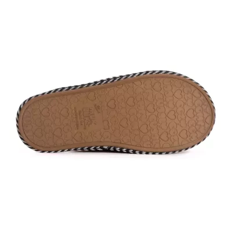 Muk Luks Cosette Womens Memory Foam Slip-On Slippers