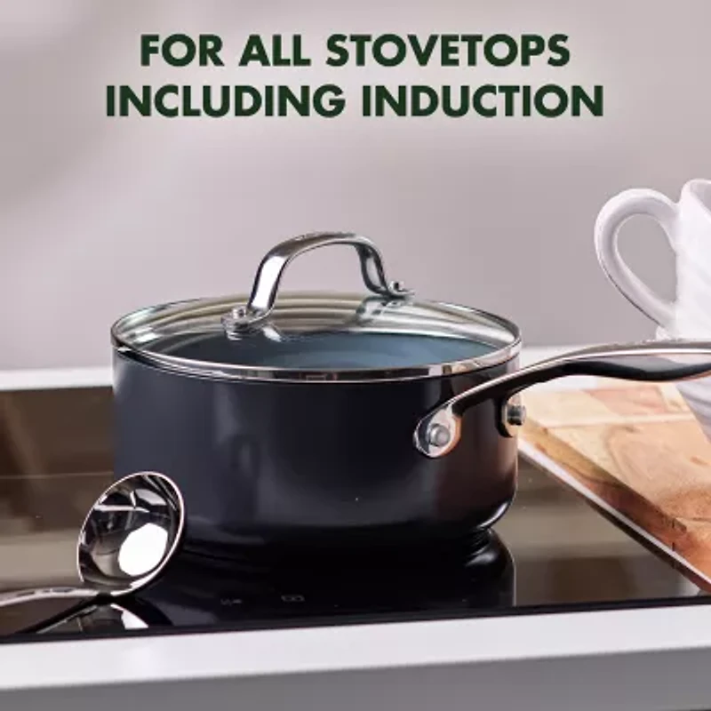 GreenPan Valencia Pro Ceramic Non-Stick 2-qt. Saucepan with Lid
